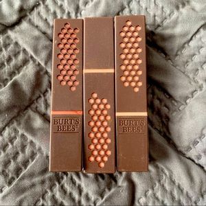 Burtsbees lipsticks set of three